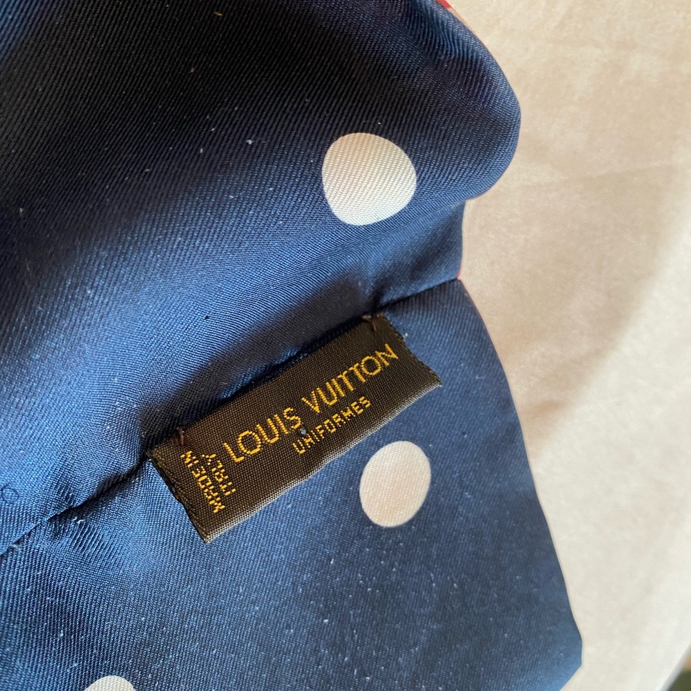Louis Vuitton Leopard Dot Reversible Silk Scarf - Picture 8 of 16